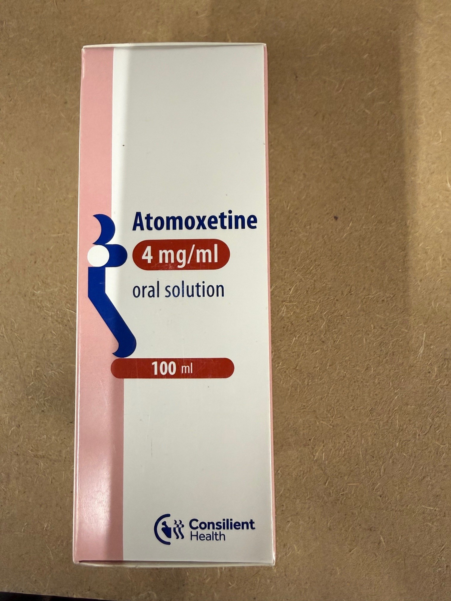 Atomoxetine 4mg/ml 100 ml oral solution